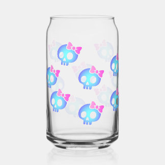 Verre Canette Cute Purple Skull Planner