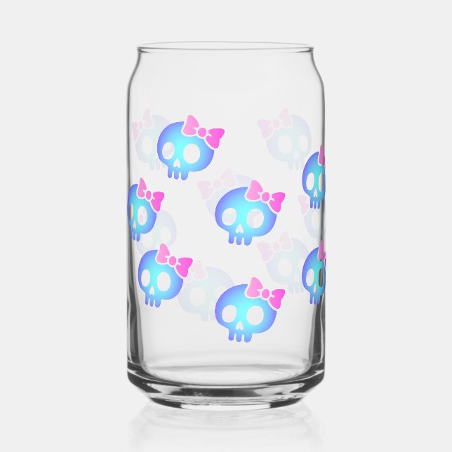 Verre Canette Cute Purple Skull Planner (Recto)