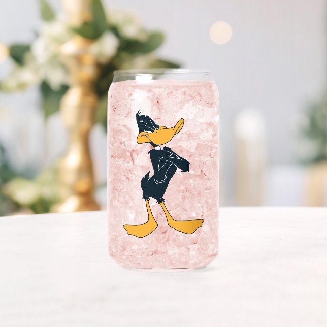 Verre Canette DAFFY DUCK™ avec bras croisés (Insitu (Mariage))