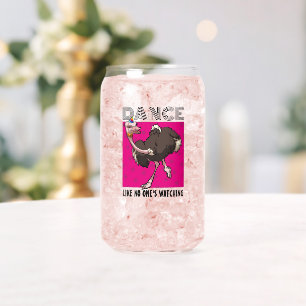 Verre Canette Danse comme personne ne regarde drôle Caricature O