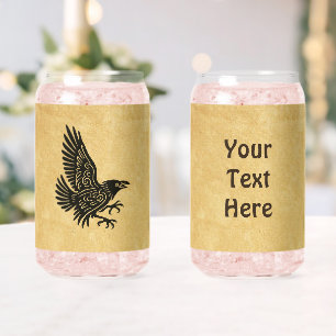 Verre Canette Danse Norse Raven