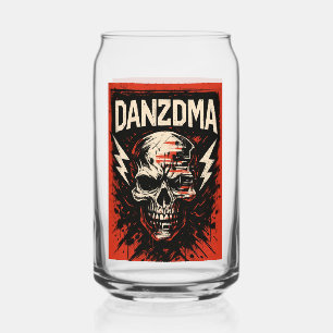 Verre Canette DANZDMA - Bande dessinée Chaos Imprimé Can Glass