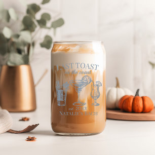 Verre Canette Dernier Toast Sur La Côte Beach Bachelorette Party