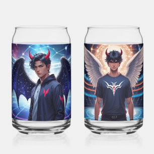 Verre Canette Devil Angel