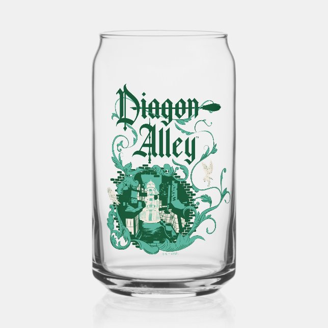 Verre Canette DIAGON ALLEY™ Graphique Vintage (Recto)