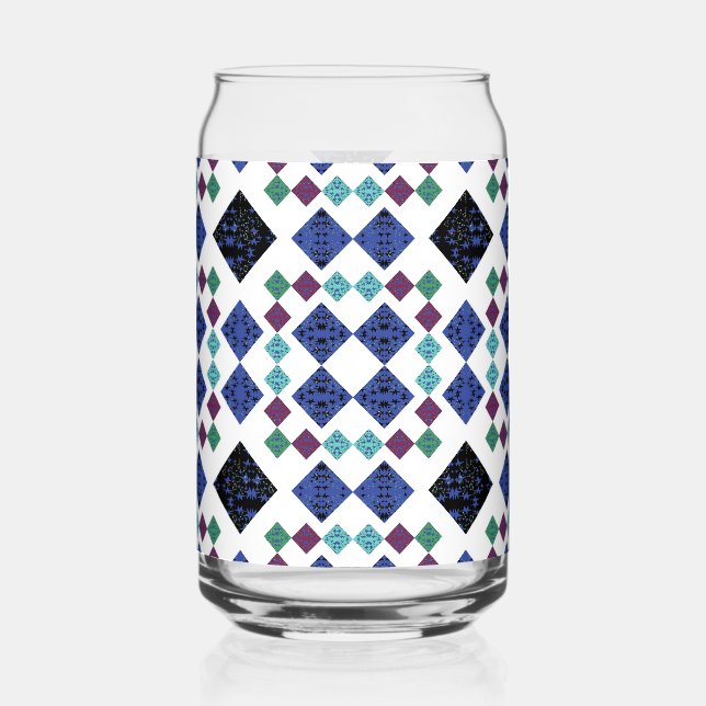 Verre Canette Diamants Étoilés (Recto)