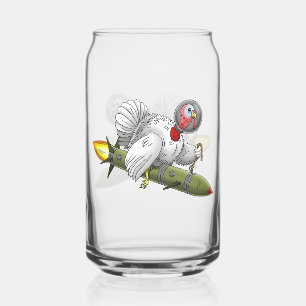 Verre Canette Dinde de Thanksgiving fusée