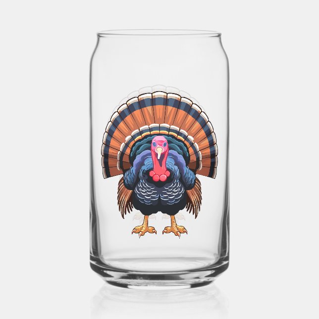 Verre Canette Dindon sauvage (Recto)