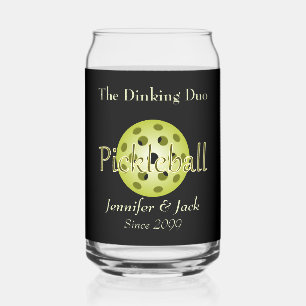 Verre Canette Dinking Duo ou Dude Pickleball Ball Beer