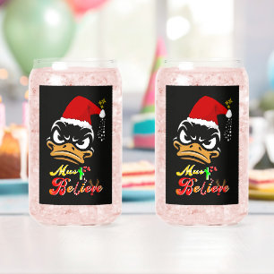 Verre Canette Doit Croire Noël