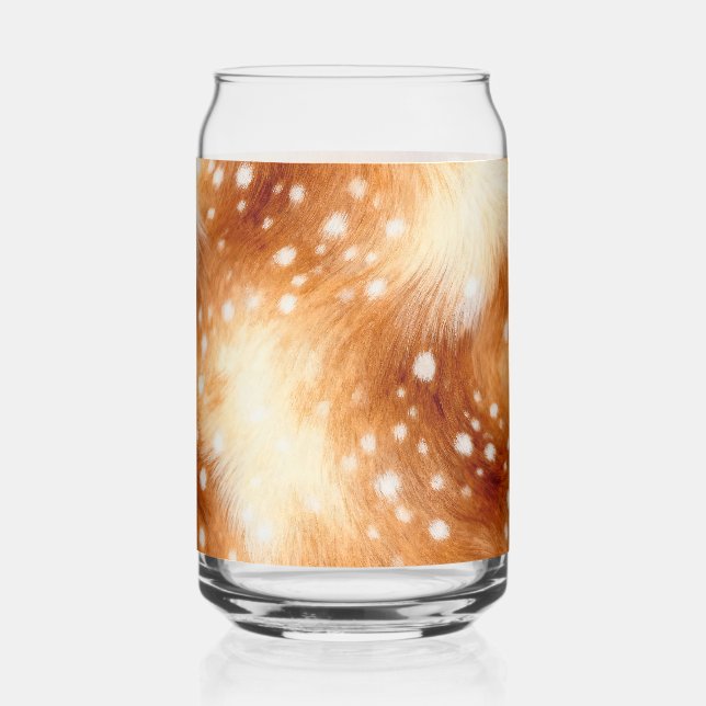 Verre Canette Doux pelage de faon boisée confortable (Recto)