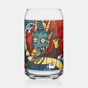 Verre Canette Dragon japonais