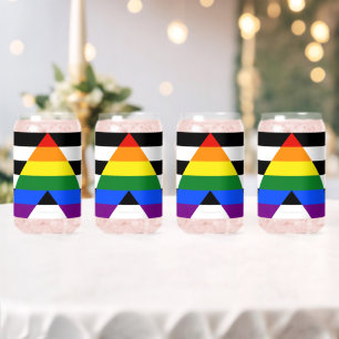 Verre Canette Drapeau d'allié straight de SlipperyJoe lisse arc-