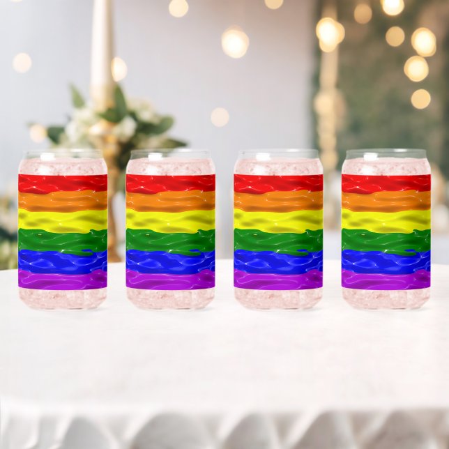 Verre Canette Drapeau de fierté de SlipperyJoe's vernis liquide  (Insitu (Mariage))