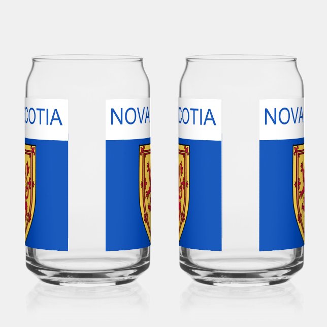 Verre Canette Drapeau de la Nouvelle-Écosse (Gauche)
