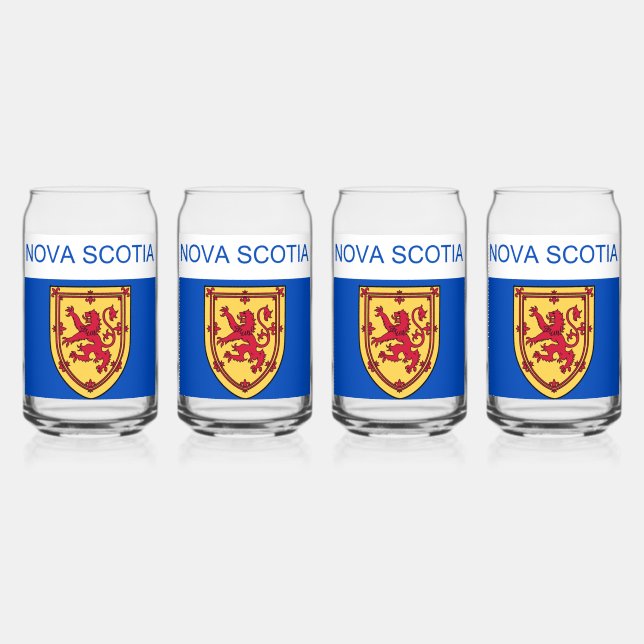 Verre Canette Drapeau de la Nouvelle-Écosse (Recto)