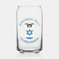 Drapeau israélien Hanoukka Angel Personnalisé