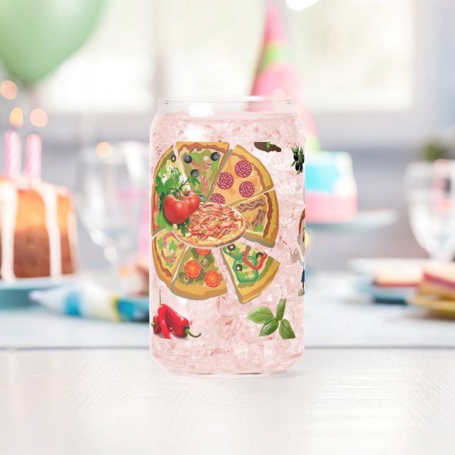 Verre Canette Drinkware Set Pizza Time (Insitu (Anniversaire))