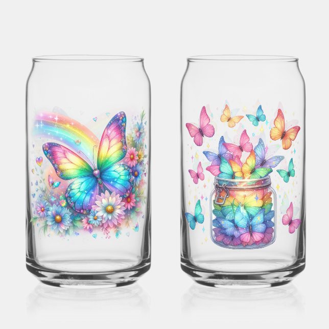 Verre Canette Drinkware Set-Spring Floral Drinkware (Recto)