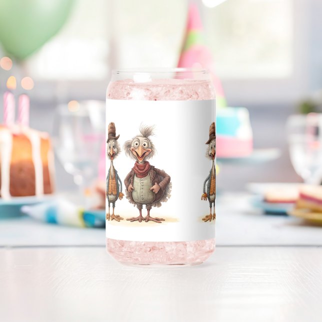 Verre Canette Drinkware Set Turkeys (Insitu (Anniversaire))
