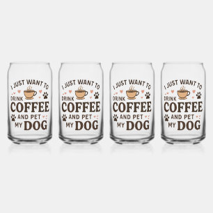 Verre Canette Drôle chien amoureux Mug Chien Maman Chien Papa