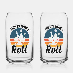 Verre Canette Drôle de Bowling C'est Comme Ça Que Je Roule Graph