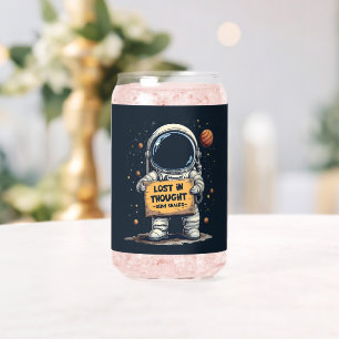 Verre Canette Drôle perdu dans la pensée astronaute l'illustrati
