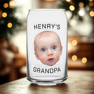 Verre Canette Drôle personnalisé visage bébé