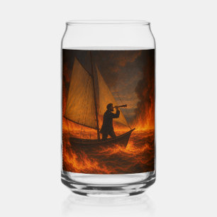 Verre Canette Eau d'incendie