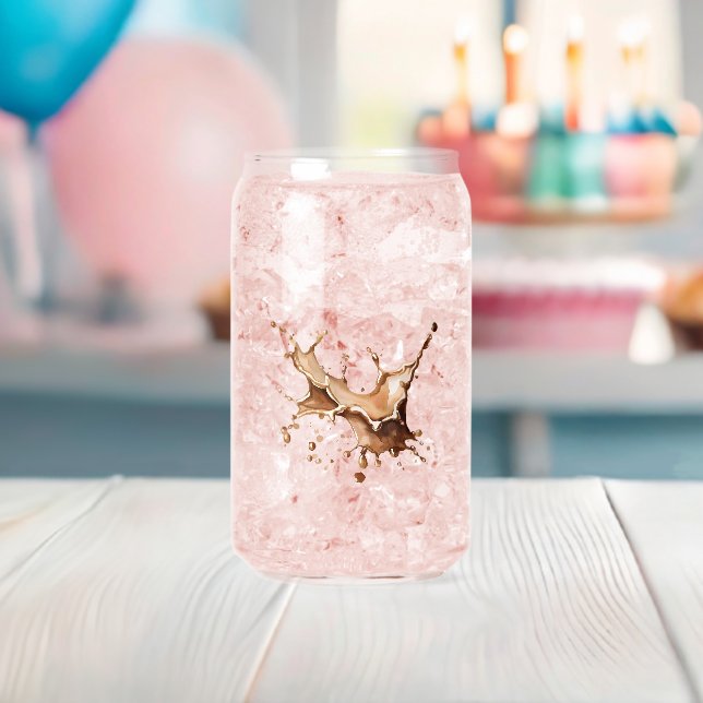 Verre Canette Éclaboussure de café (Insitu (Baby Shower))