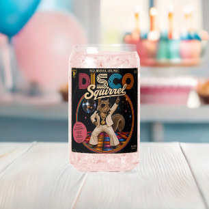 Verre Canette Écureuil Disco