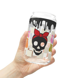 Verre Canette Éffrayant Mama Halloween Mug, automne cadeau Hallo