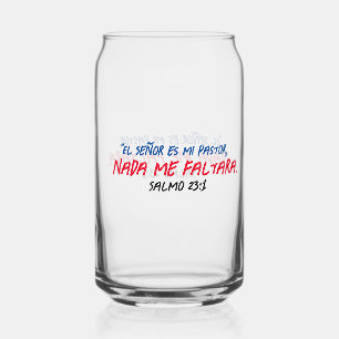 Verre Canette "El Señor es mi pastor, nada me falta." - Salmo 23