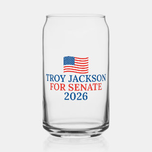Verre Canette Élection du parti Troy Jackson au Sénat 2026