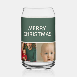 Verre Canette élégance familles images collage Noël