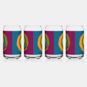 Verre Canette Élégant Boho rustique