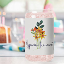 Élégant Nom Quote Papier Quillé Fleurs