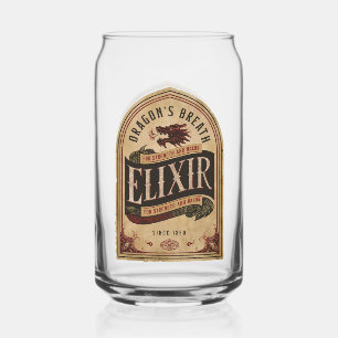 Verre Canette Elixir Dragon's Breath Halloween Party Vintage
