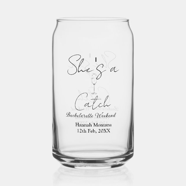 Verre Canette Elle est une bouteille de champagne de week-end de (Recto)