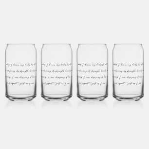 Verre Canette Embrasser ma beauté unique