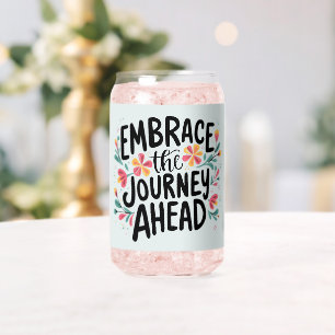 Verre Canette Embrassez le voyage à l'avant-garde de la typograp