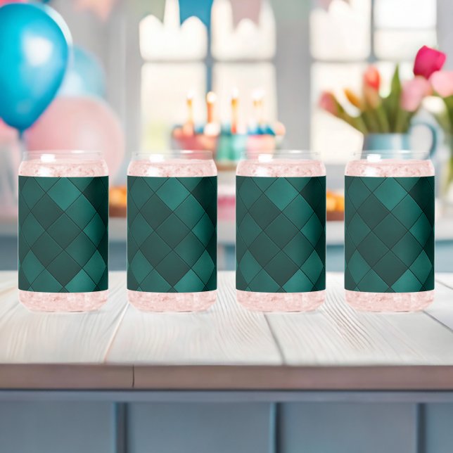 Verre Canette Emerald Tile Pattern – Modern Luxury (Insitu (Baby Shower))
