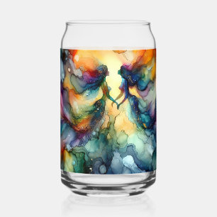 Verre Canette Encre alcool sirène
