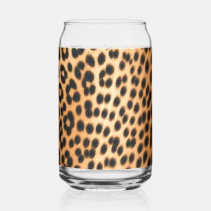 Verre Canette Énergie Léopard Sauvage – Mode Imprimée Animale Au
