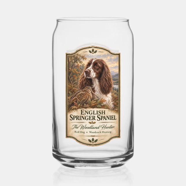 Verre Canette English Springer Spaniel  (Recto)
