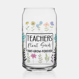 Verre Canette Enseignants Graines Plantes Qui Croissent Pour Tou