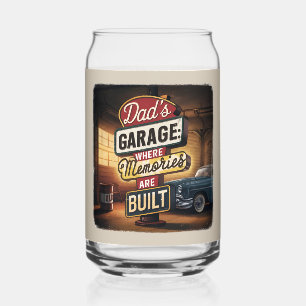 Verre Canette Enseigne Automobile Rétro Vintage du Garage de Pap