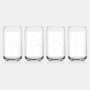 Verre Canette Ensemble de dossiers personnalisés minimalistes