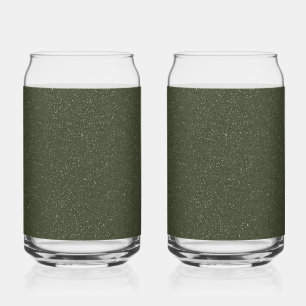 Verre Canette Ensemble de Drinkware Spécialisé Moss Green Speckw
