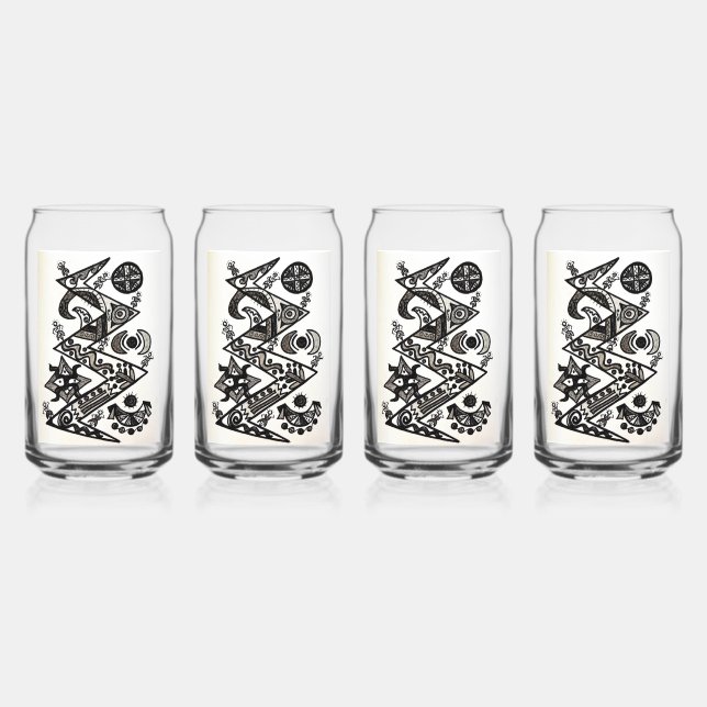 Verre Canette Ensemble de produits (Recto)